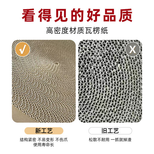 瓦楞纸替换芯圆形猫抓板猫窝瓦楞纸替换芯猫爪板圆形抓板都可匹配 - 图3
