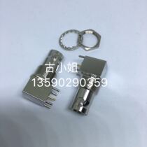 BNC-KWE PCB board horizontal BNC mother head 50 Euro BNC90 degree welded plate Q9 film socket quality copper material