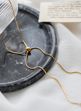 复古可调节百搭锁骨链