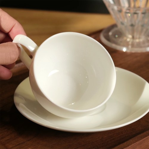 泰摩 骨瓷咖啡杯碟套装 陶瓷简约咖啡器具欧式下午茶杯子配咖啡勺 - 图0
