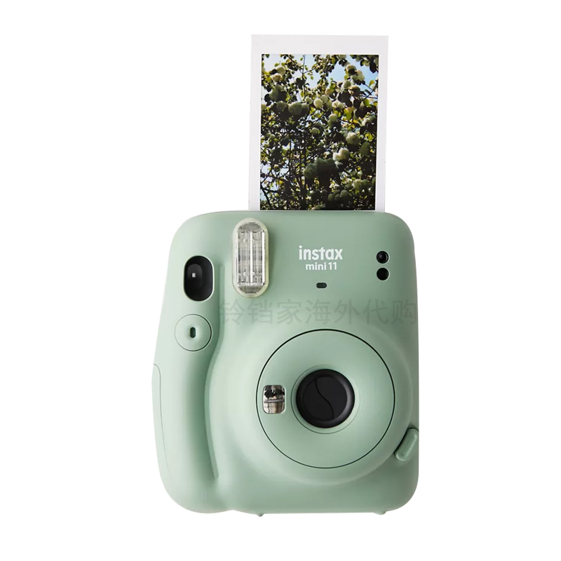 现货速发 富士instax mini11拍立得相机 自带美颜迷你相机 抹茶绿