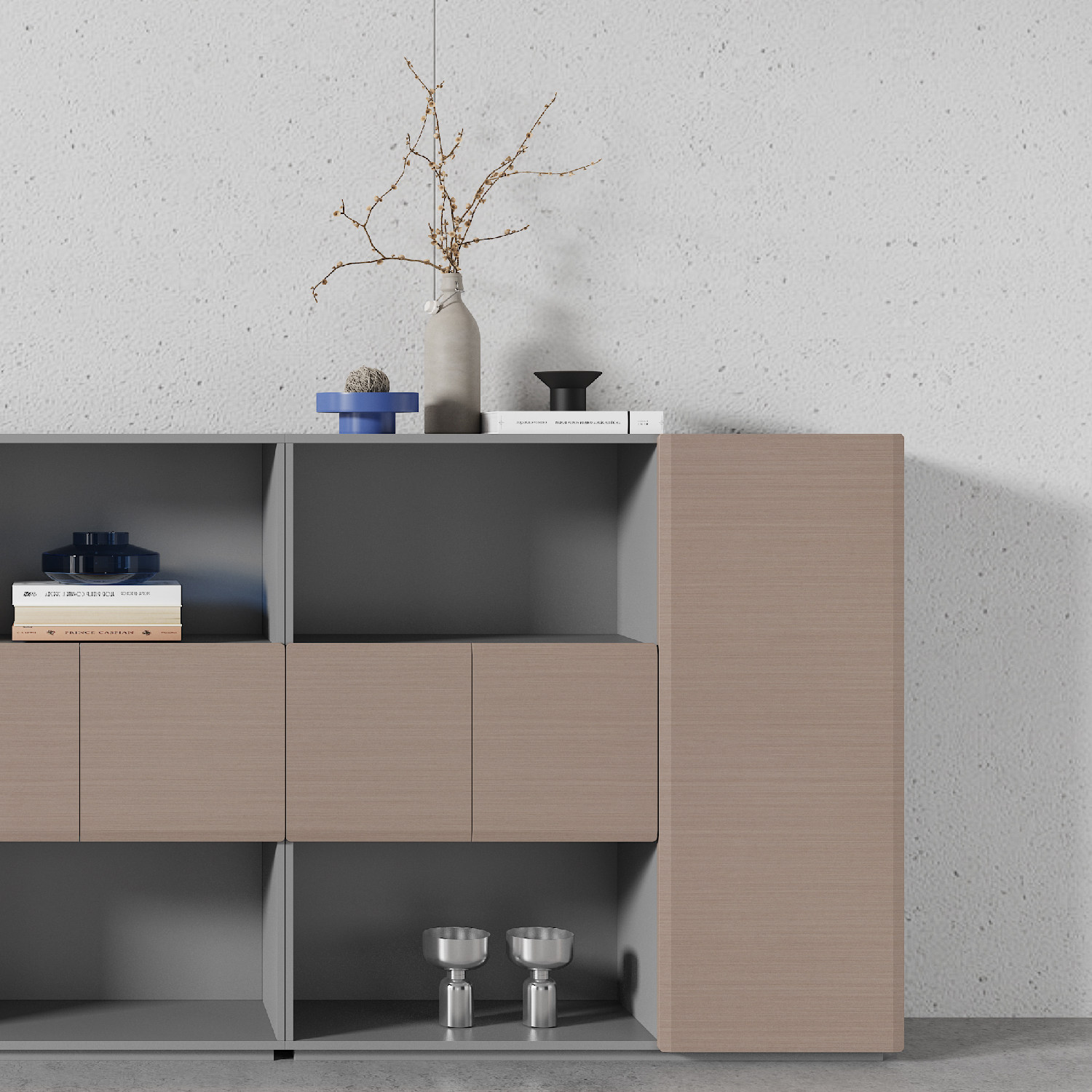 办公室文件柜木质资料柜背景储物柜子靠墙落地柜书柜带衣柜背景柜,淘宝优惠券,粉丝福利购,淘宝优惠卷