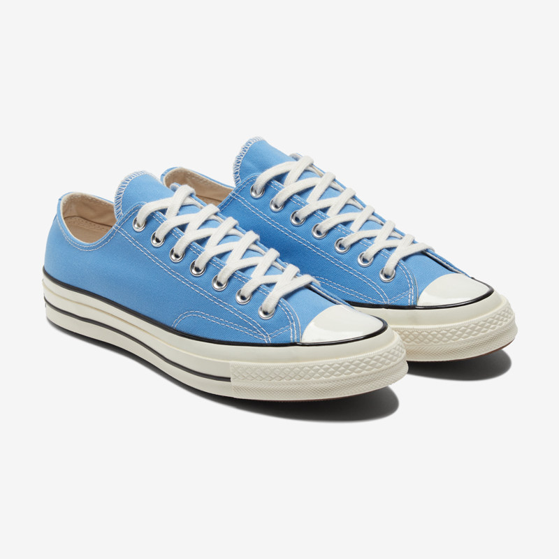 converse官方chuck 70低帮蓝帆布鞋 CONVERSE帆布鞋
