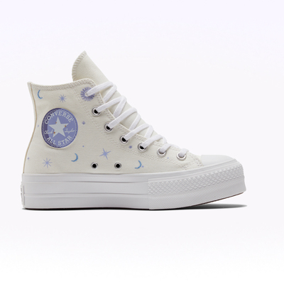 CONVERSE匡威官方 All Star Lift女星月高帮厚底帆布鞋A02895C