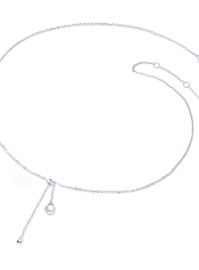 整套925银项链十字防过敏可调