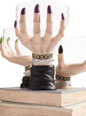 万圣节女巫手树脂工艺品装饰跨境装饰品Witch Hands小吃碗架