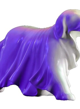 跨境万圣节ghost dog statue 幽灵狗装饰品摆件家居庭院设计幽灵