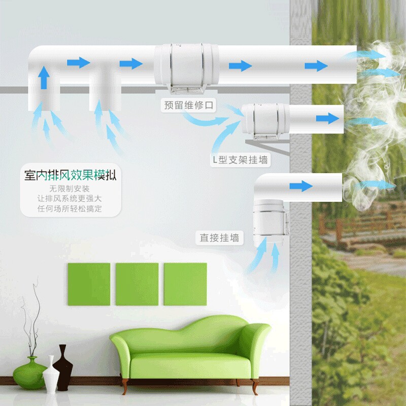 家用厨房排油烟电机老式吸油烟机增压抽烟改装增强管道抽风机强力,淘宝优惠券,粉丝福利购,淘宝优惠卷