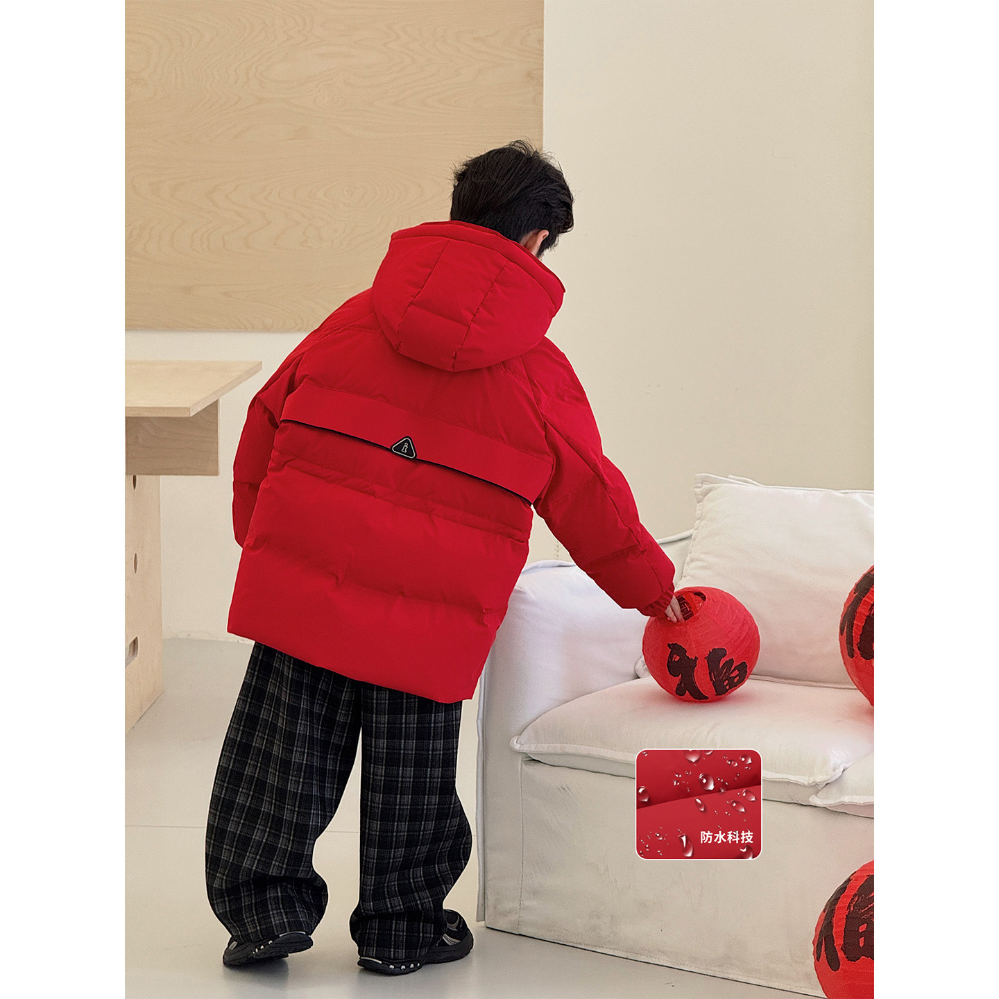 儿童羽绒服男童中长款2025冬装新款中大童新年白鸭绒内胆年货外套,淘宝优惠券,粉丝福利购,淘宝优惠卷