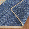 Hand-woven jute cotton living room rug in high-end style customization