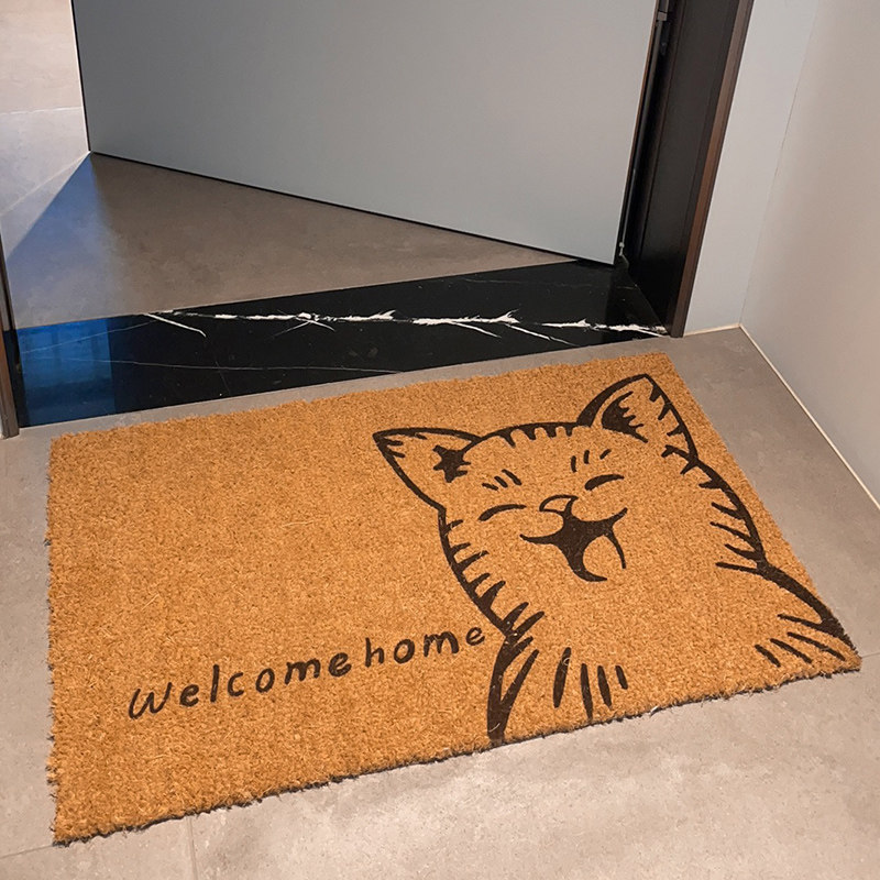 天然椰棕地垫户外大门口入户门垫进门蹭脚垫棕榈家用门厅地毯定制,淘宝优惠券,粉丝福利购,淘宝优惠卷