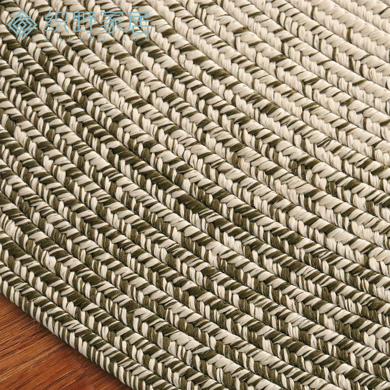 Handwoven home living room round rug home mat