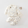 40g quilted baby suit autumn and winter baby high waist