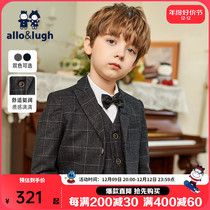 allorugh Away and such as childrens suit Three sets of handsome gas jacket boy flower boy flower gown piano performance