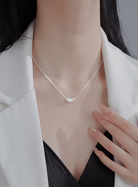 Z小姐不规则碎银子项链女