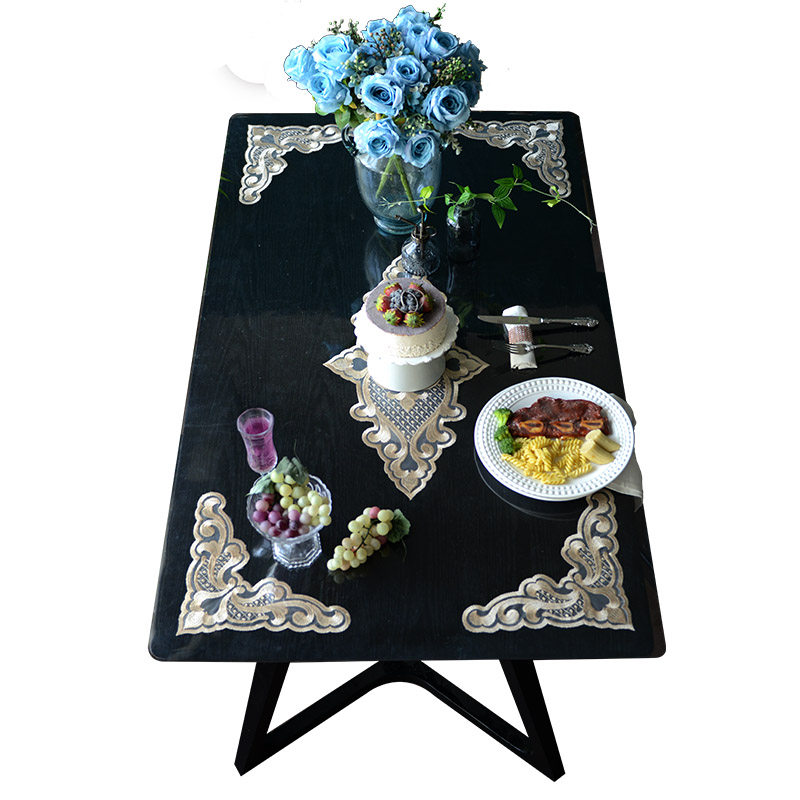 pvc桌垫防水防油软玻璃餐桌桌布免洗茶几台布透明蕾丝水晶板桌垫,淘宝优惠券,粉丝福利购,淘宝优惠卷