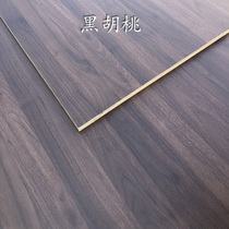 E0 level environmental protection multilayer solid wood free paint eco-plate pure black melamine plate cabinet waterproof black oak wood plate