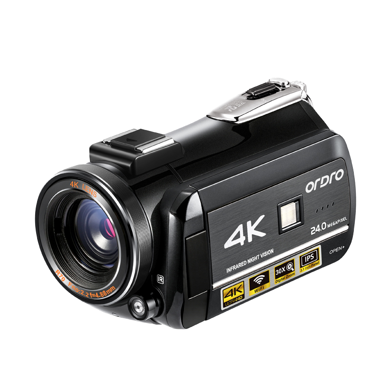 Ordro/欧达HDR- AC3高清4K数码摄像机带夜视摄录部队训练摄像专用 - 图1