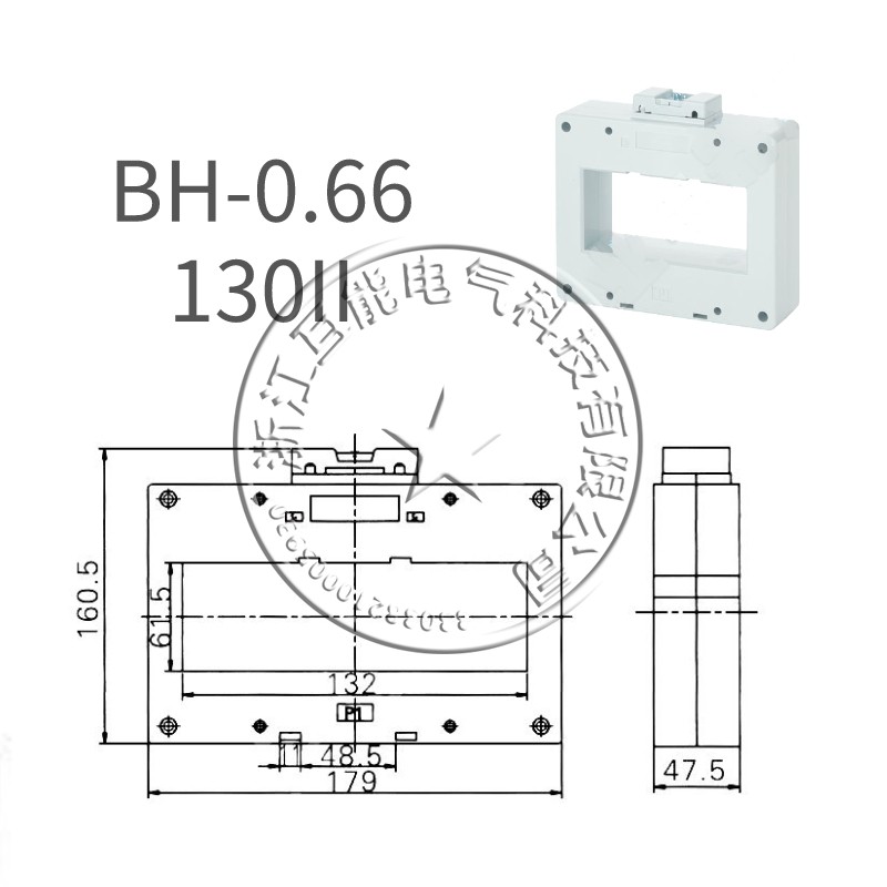 电流互感器BH（SDH）-0.66-130II方形双排大孔径0.50.2s级2000/5A