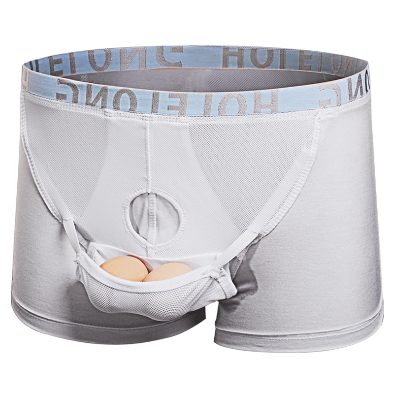活力龙阴囊托男士枪弹分离平角裤 活力龙男平角内裤