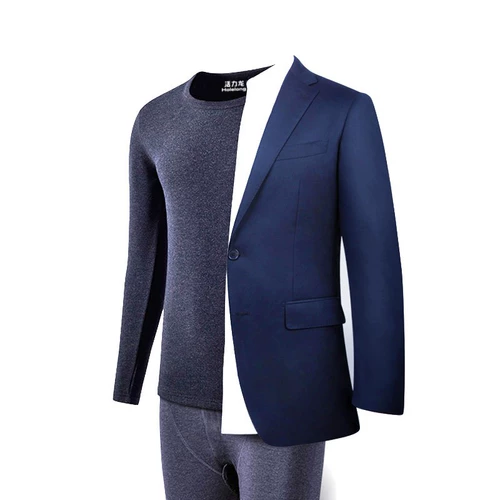 Удерживающее тепло нижнее белье, комплект, термобелье, бархатные приятные телу штаны, в обтяжку, облегающий крой