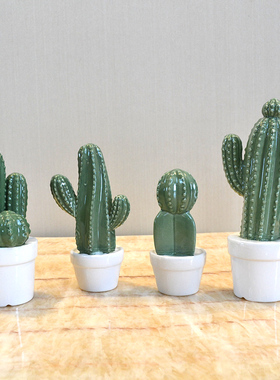 北欧ins风仿真植物陶瓷工艺品