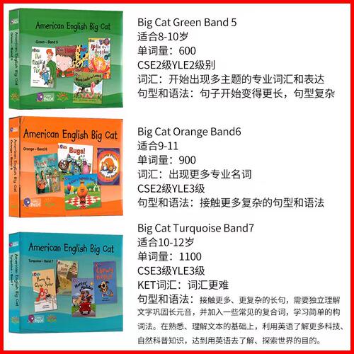 American English Big Cat 1级书本+练习册共36册 Collins出版剑桥考试推荐阅读英文儿童读物 支持小达人点读大猫英语分级阅读粉盒 - 图2