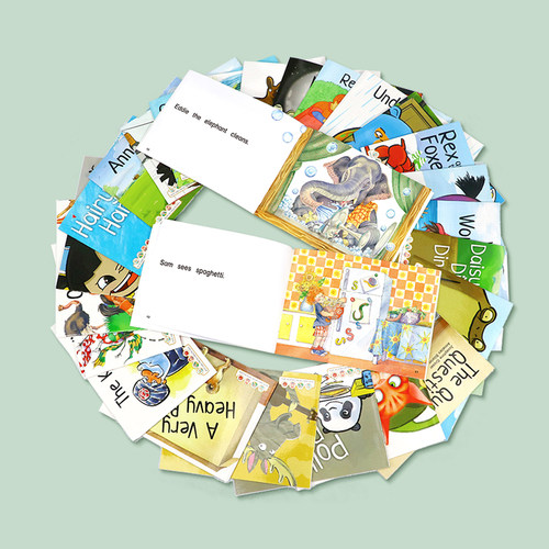 自然拼读A-Z字母故事集绘本 ERA PHONICS : A TO Z Letter Sounds 原版英文绘本自然拼读教材26个英文字母自然拼读 多样故事主题 - 图0