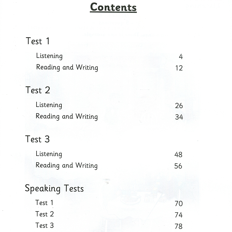 剑桥少儿英语YLE二级考试真题集 Movers Authentic Examination Papers 3级模拟考试剑桥官方备考测验卷YLE认证测试题 送答案音频 - 图2