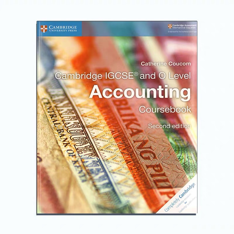 正版现货包邮英国剑桥大学出版社Cambridge IGCSE ® and O Level Accounting Coursebook 原版第二版会计学生用书 - 图0