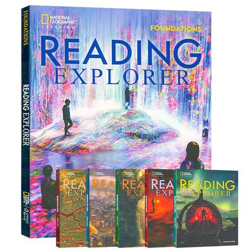 原版进口reading explorer第三版F 1 2 3 4 5级美国国家地理NGL中小学英语阅读RE教材学生书在线练习账号初高中小学青少年综合阅读 - 图0