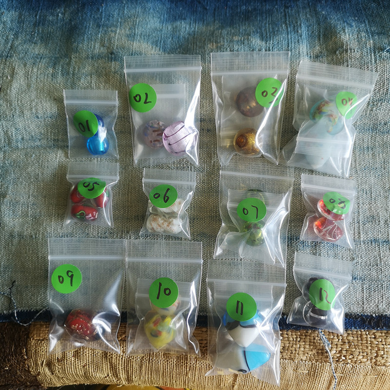 C022 绿标 库存老款琉璃珠古早味玻璃材质耳环配珠diy散珠配饰,淘宝优惠券,粉丝福利购,淘宝优惠卷