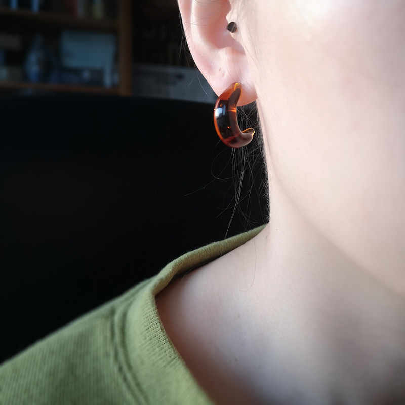 D05 一物一图 二手闲置耳环  小众气质 手工木质耳夹 玻璃耳钉,淘宝优惠券,粉丝福利购,淘宝优惠卷