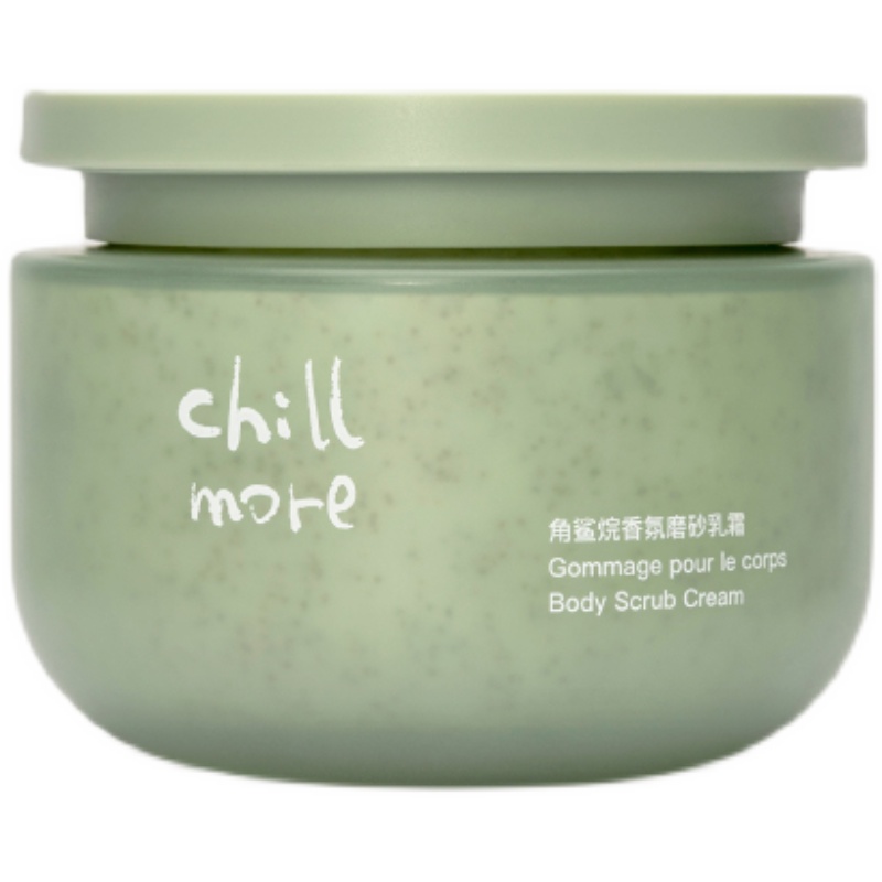 chillmore角鲨烷香氛磨砂膏乳霜身体去角质鸡皮嫩白保湿茶香200g - 图3