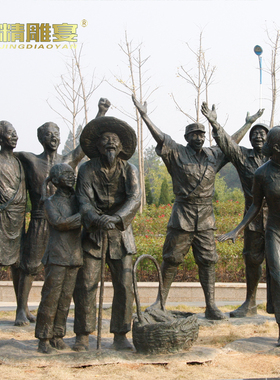 军人玻璃钢户外部队摆放城市雕塑