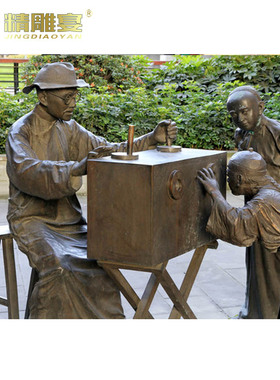 民俗玻璃钢户外商业街园林景观