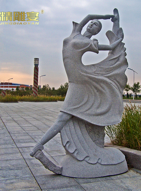 户外园林玻璃钢景观人物雕塑定制