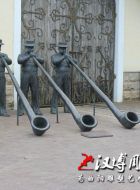 少数民族风美女情景公园雕塑