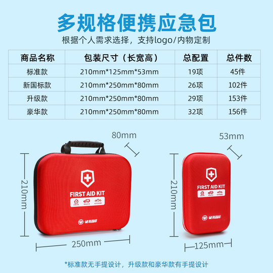Fast shipping outdoor first aid kit medical rescue kit
