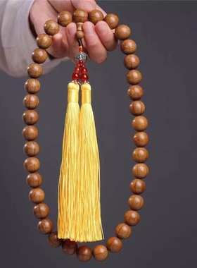 小叶紫檀木质转运珠手串男士女款多圈念珠佛珠手链盘玩把件民族风