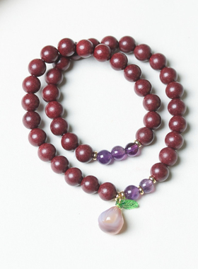 花蕊夫人合香珠手串中药草本泥珠古法手链舒缓情绪疏肝解郁手捻珠