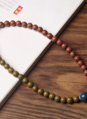 七彩敦煌双圈手串非遗古法五行