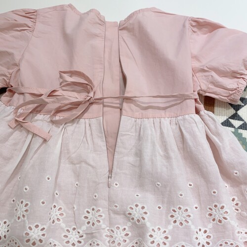 夏季新款imau奕玛正品童装女小童蕾丝儿童短袖连衣裙56SF471017 - 图1