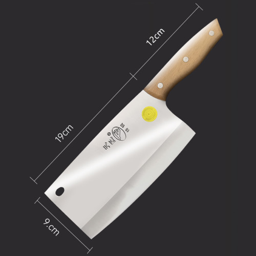 天匠菜刀 铬钢不锈钢切片刀家用切肉切菜刀厨师专用厨片刀锋利刀 - 图1