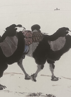 吴作人国画千里进发图优惠