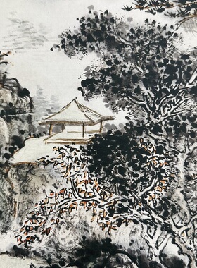 黄宾虹峨眉龙门峡图书画优惠特价