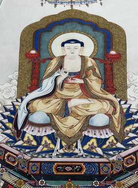 国画夏荆山唐卡佛像释迦牟尼优惠