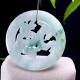 Myanmar A-grade jade sika deer pendant