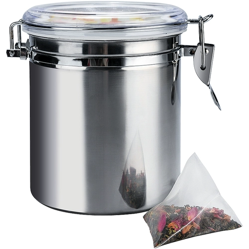 Прозрачная система хранения из нержавеющей стали, пудра, контейнер для хранения