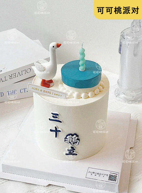 创意新颖大白鹅三十鹅立软胶立体